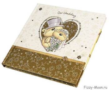 Книга для записей свадебных пожеланий Fizzy Moon, размер 22х22 см.