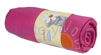 Плед Тедди Me to you "Мишка с цветочком", малиновый, размер 120х150 см.
