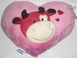 Подушка-сердце красная, "Ромео", размер 38х30х16 см.