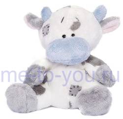 Мягкая игрушка корова Blue nose Me to you, размер 10 см.
