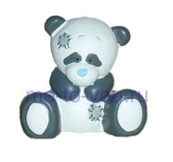 Керамическая фигурка голубоносой панды Пятнышка, размер 4 см.