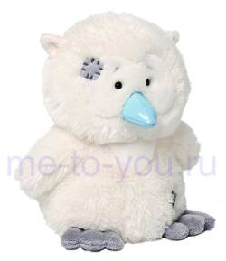 Мягкая игрушка полярная сова Blue nose Me to you, размер 20 см.