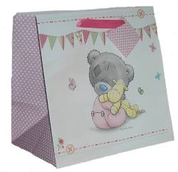 Подарочный пакет для новорожденной девочки Me To You Tiny Tatty Teddy Baby, размер 23х23х16 см.