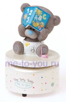 Музыкальная шарманка Me To You Tiny Tatty Teddy Baby, высота 14 см.