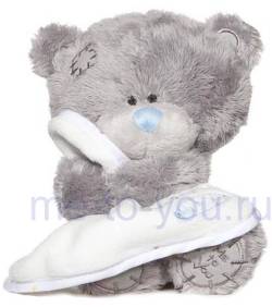 Медвежонок с белым одеяльцем Me To You Tiny Tatty Teddy Baby "Малыш", размер 15 см.