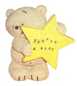 Фигурка медвежонка Роли "Ты звезда", размер 6 см.