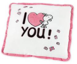 Подушка плюшевая «Я тебя люблю», размер 36,5 x 30 x 7.