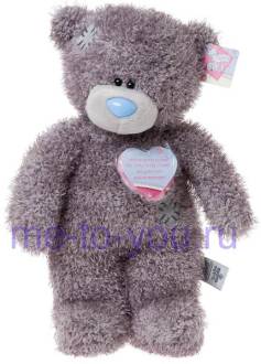 Медвежонок Тедди с новой шерсткой из серии "Одень меня", размер 25 см.