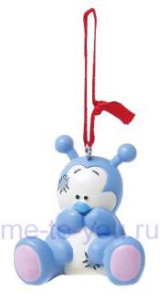 Пластиковый брелок для ключей Me to you, голубоносые друзья "Божья коровка", размер подвески 3