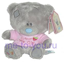 Медвежонок  Me To You Tiny Tatty Teddy Baby  в розовой кофточке "Очаровательная малышка", размер 15 см.