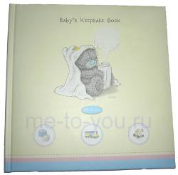 Книга Me to you для записей памятных событий из жизни новорожденного, размер 21,5х22,5 см.