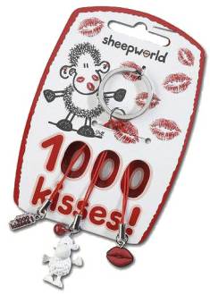 Брелок для ключей «1000 kisses».