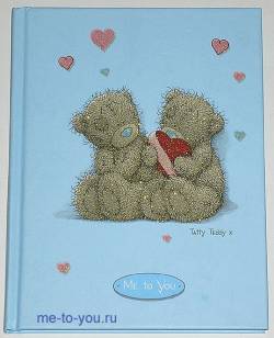 Телефонная книжка Me to you, "Два мишки с сердцем".